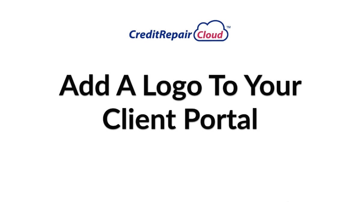 add a logo to your client portal 