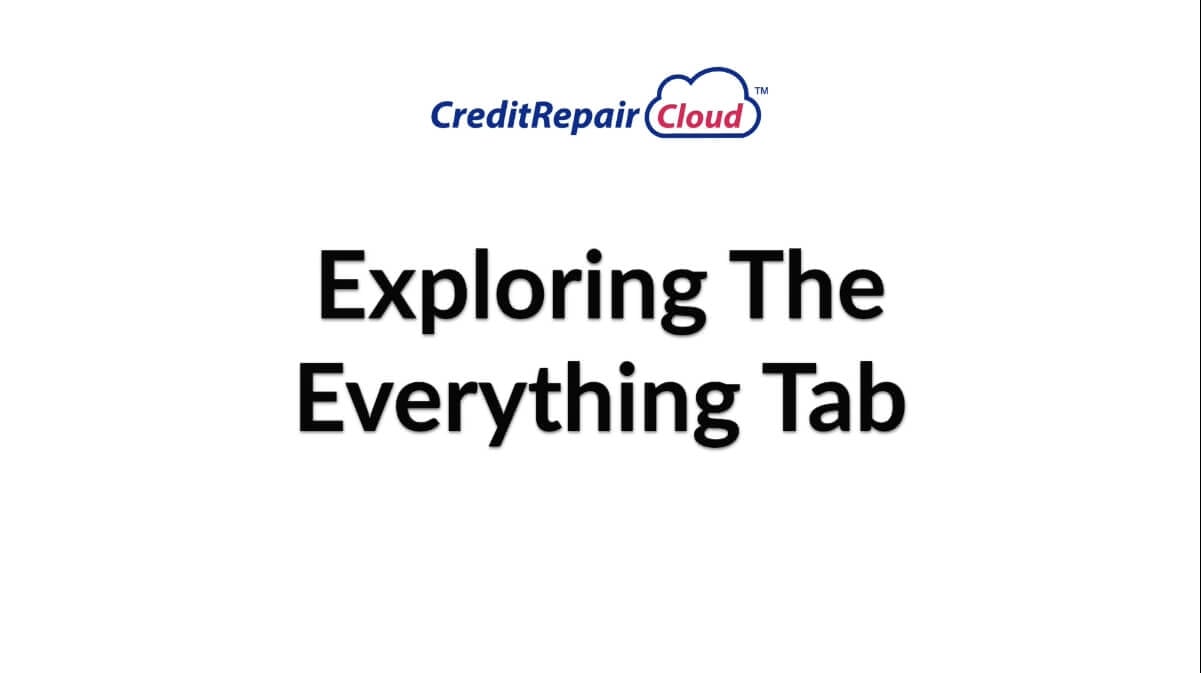 exploring the everything tab