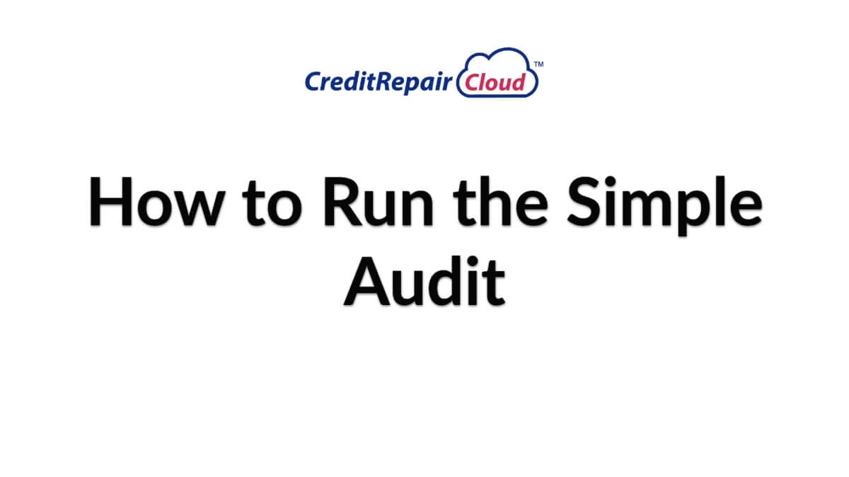 how to use simple audit