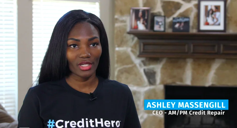 Ashley Massengill uses credit repair software to build business